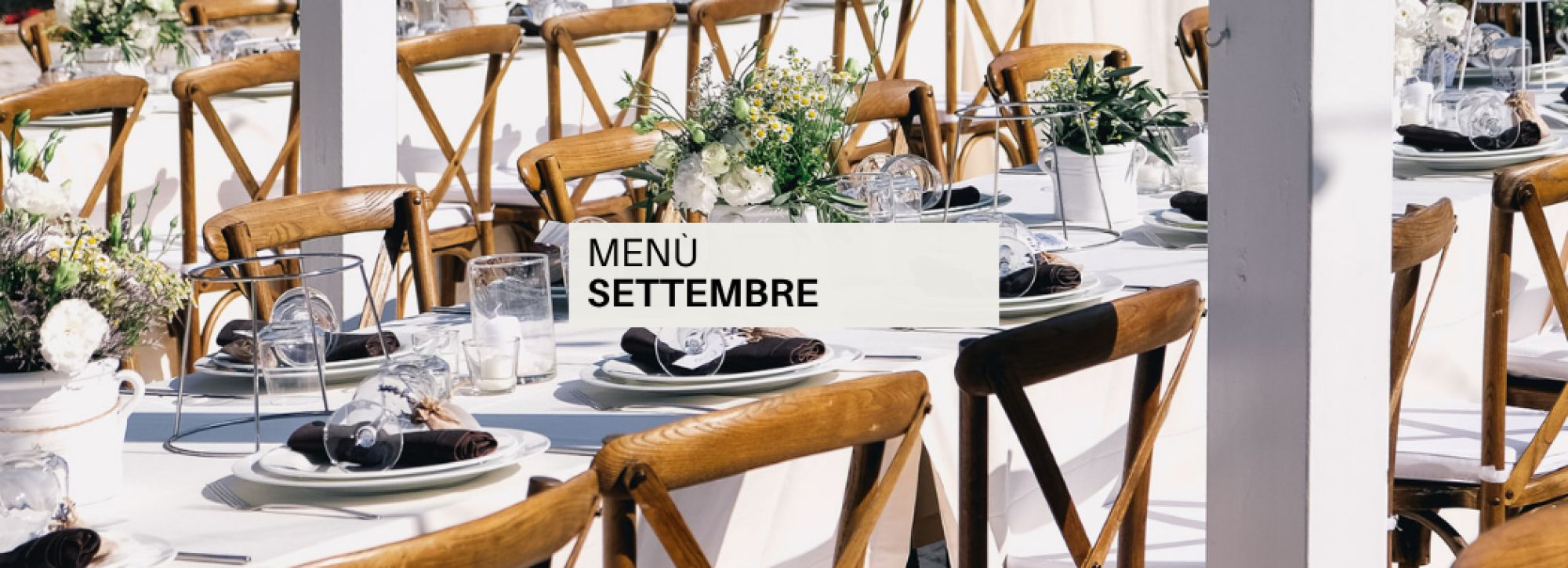 MENU SETTEMBRE